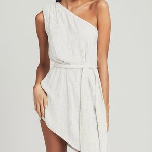 Retrofête Ella Sequin Dress, Moonglow White